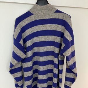 Vintage 80s lambswool striped sweater sized M/L